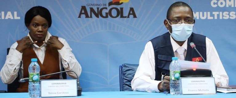 Angola registou um óbito e 18 novas infecções por Covid-19