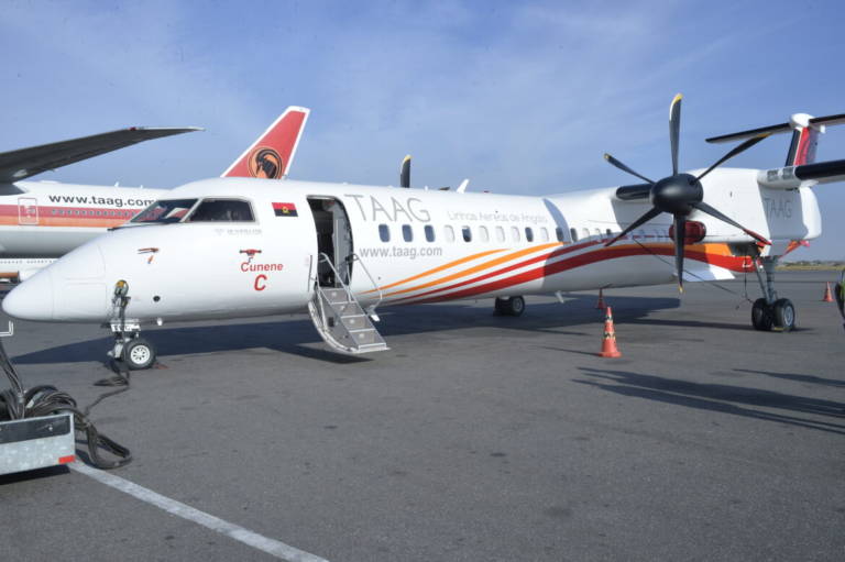 Avião Dash8-400: Nova “estrela” da TAAG inicia operações em Fevereiro