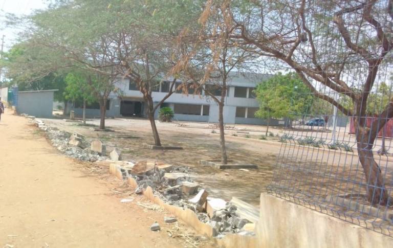 Universidade metodista vandaliza o espaço da Kaop Park em Cacuaco