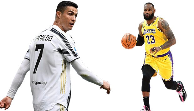 CR7 e LeBron: Dois monstros do desporto