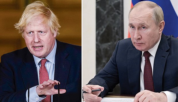 Boris Johnson pede a Putin para recuar do “precipício”