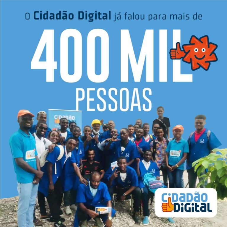 Projecto “Cidadão Digital” sensibiliza mais de 400 mil cidadãos em Luanda e Benguela