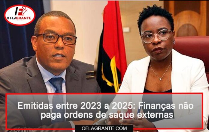 Emitidas entre 2023 a 2025: Finanças não paga ordens de saque externas