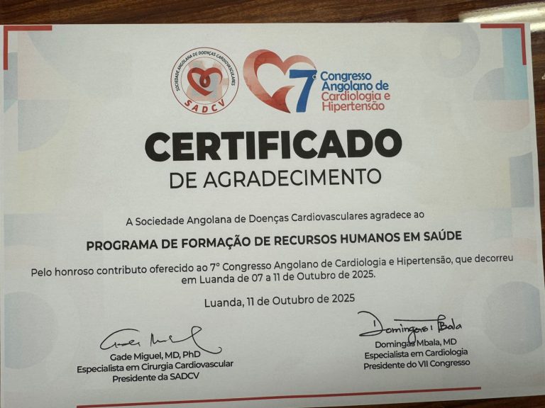 MINSA: 7.º Congresso Angolano de Cardiologia e Hipertensão 2025